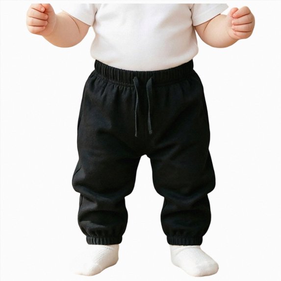 Boys Sweatpants Joggers For Boys 2-12 Years Kids Pants with Drawstring Casual Athletic Pants Kids Sweatpants Black Sweatpants Size 10-11 Years