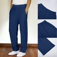 thumbnail image 1 of Boys Sweatpants Joggers for Boys with Pockets Drawstring Pants Navy Sweatpants Boys Size 9-10 Years Boys Sweatpants, 1 of 9