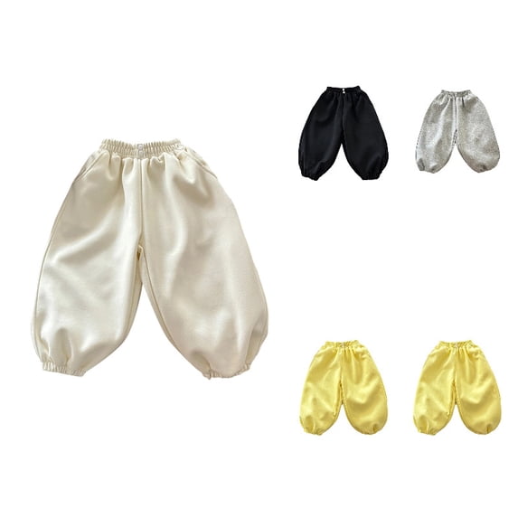 Boys Sweatpants Kids Pull On Comfortable Casual Pants Athletic Joggers with Pockets for Fall and Winter