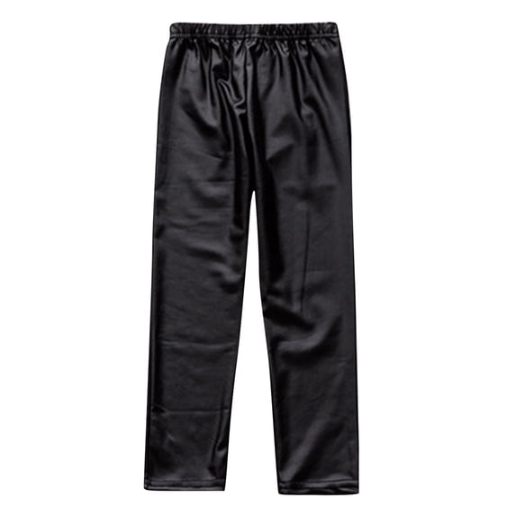 Boys Sweatpants,Leggings Ankle Length Girls Soft Stretchy Tights Pants for Daily Wear,Boys Pants,Black,5-6 Years