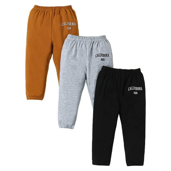 Boys Sweatpants Size 8-10 Boys Cotton Toddler Sweatpants Boys Joggers Pants with Pocket Drawstring for Kids 2T-14 Years Boys Joggers Size 8
