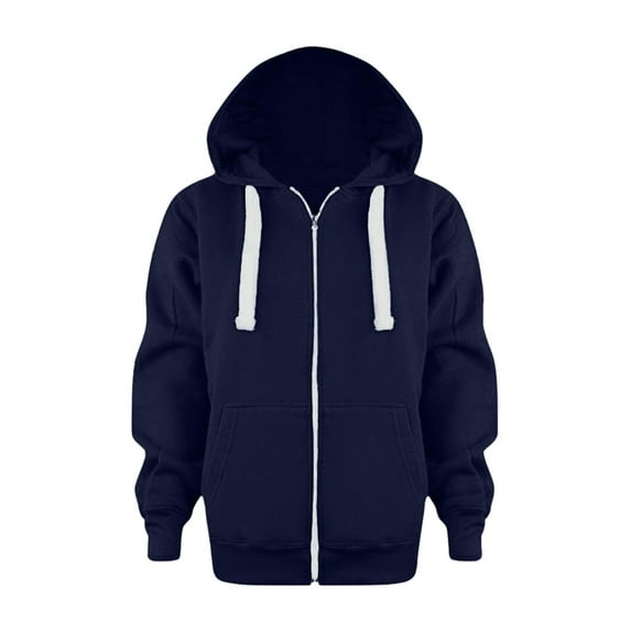 Boys Sweatshirt Hoodie Letter Sweatshirts for Teen Boys Trendy Cropped Sweatshirt Jacket Hippie Long Sleeve Shirts for Boys 7-8 Navy, 110