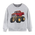 thumbnail image 1 of Boys Sweatshirt Monster Truck Casual Crewneck Pullover Fall Winter Clothes Long Sleeve Shirts Size 6/315, 1 of 5