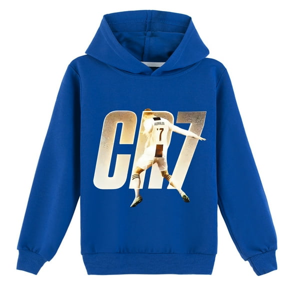 Boys Sweatshirt with a Hood Kids Cristiano Ronaldo Fashion Hoodies Pullover Sweatshirt for Children's