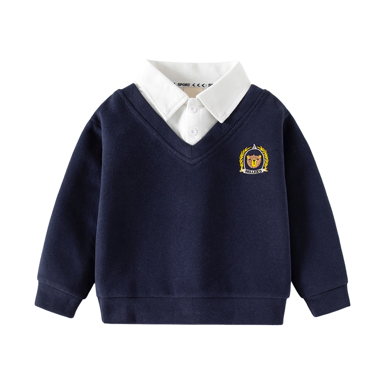 Boys Printed Crewneck Sweatshirt