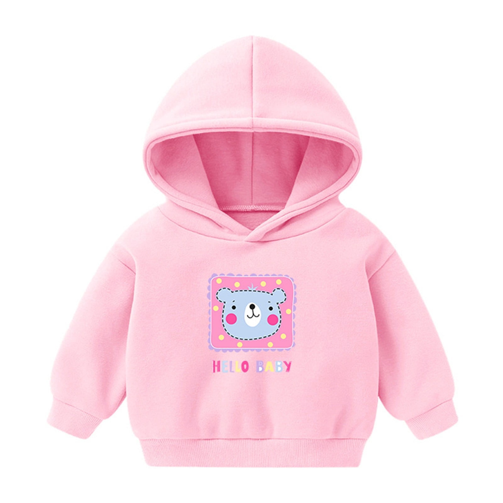 Boys Sweatshirts Fall Toddler Kids Hoodies Cute Cartoon Bear Print Long ...