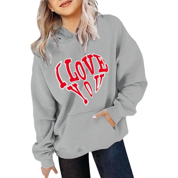 Boys Sweatshirts,Hoodie Soft Long Sleeve Graphic Print Cute Comfortable Pullover for Children,Kids Sweatshirts,Grey,13-14 Years
