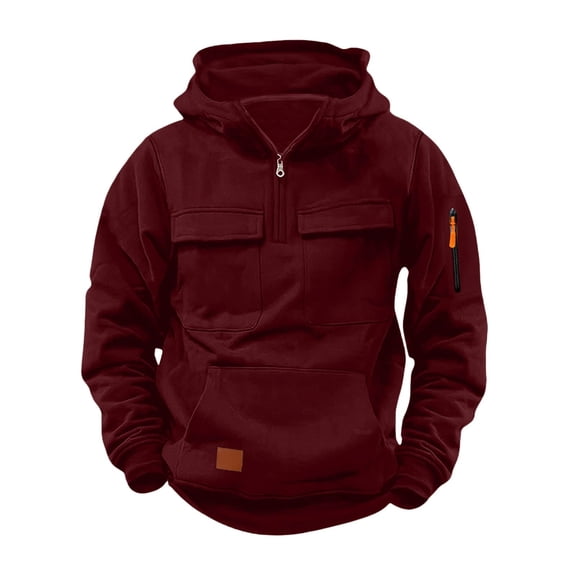 Boys Sweatshirts Size 10-12 Boys Half Zip Up Hoodies Fall Fashion Coats Hooded Sweatshirt Long Sleeve Pullover Kids Sweatshirts