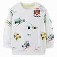 thumbnail image 1 of Boys Sweatshirts - Soft Breathable Fleece Crewneck Pullover Kids Sweatshirts Youth Fashion for 6-12 Months 12-24 Months 2T 3T 4T 5T 6T 7T 8T 9T Children 6-7 Years, 1 of 5