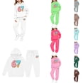 thumbnail image 1 of Boys Sweatsuit Cartoon Six Seven Print Hoodies Jogger Pants Casual Warm Hop Pullover Playful Girls 2 Piece Outfits 12-13 Y, 1 of 7