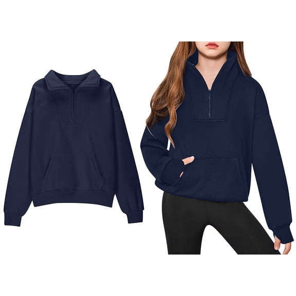 Boys Sweatsuit Long Sleeve Blue Sweatshirts Crew Neck Cute Pullover Relaxed Fit Tops Winter Clothes 9-10 Years Boy Clothes Boys Girls Fashion