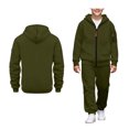 thumbnail image 1 of Boys Sweatsuit Set 2 Piece Long Sleeve Zip Up Basic Hoodie and Active Jogger Pants Fall Clothes Boys Outfits 12-13 Years, 1 of 6