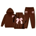 thumbnail image 1 of Boys Sweatsuit Winter Outfit Lined Hoodie and Joggers Comfy Casual Two Piece Play With Print, 1 of 7