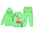 thumbnail image 1 of Boys Sweatsuits Size 14-16 Casual Print Hoodie and Pants Outfit 2 Piece Toddler Kids Fashion Athletic Wear Comfy Daily Play Youth Two Piece Tracksuit for Loungewear, 1 of 7