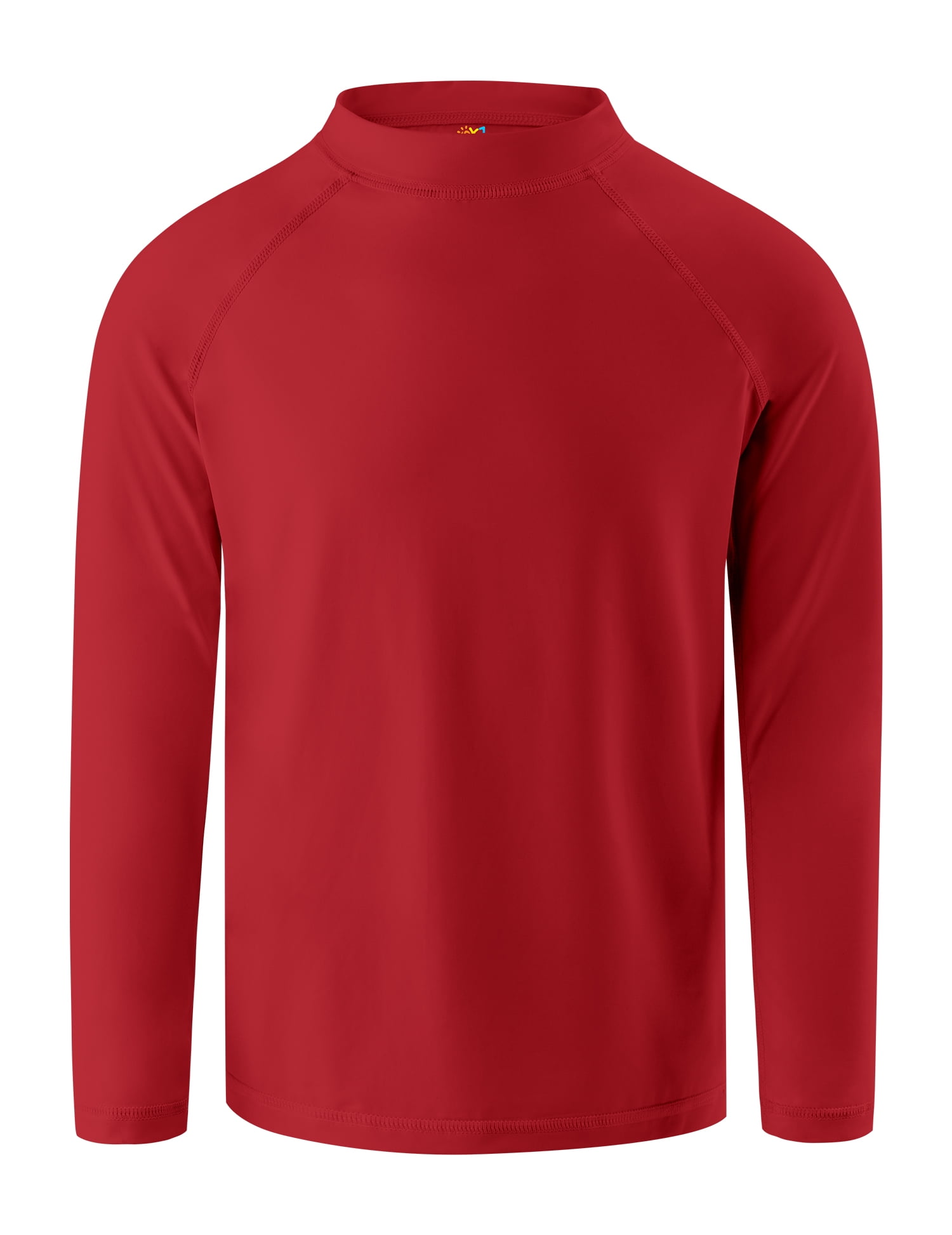 Kids Green Shark Long Sleeve Rash Guard Swim Shirt With UPF 50+ main image 1