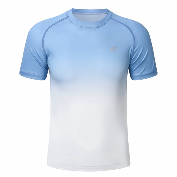 Boys Swim Shirts UPF 50+ Sun Protection Quick Dry SPF Rash Guard Outdoor Beach Fishing T Shirts
