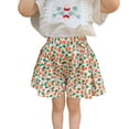 thumbnail image 1 of Boys Swim Trunks Girls Kids Jogger Summer Cotton Casual Floral Polka Dot Active Loose Fit Breathable Refreshing Orange Short Pants Sizes 3-4 Years, 1 of 7