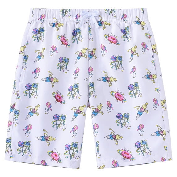 Boys Swim Trunks Liner Casual Bathing Suit for Kids Stretch Swim Shorts 5-16 Years