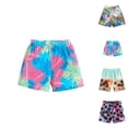 thumbnail image 1 of Boys Swim Trunks Quick Dry Lightweight Beach Swim Shorts Knee Length Hawaiian Style Boys Bathing Suit for Summer Vacation, 1 of 8