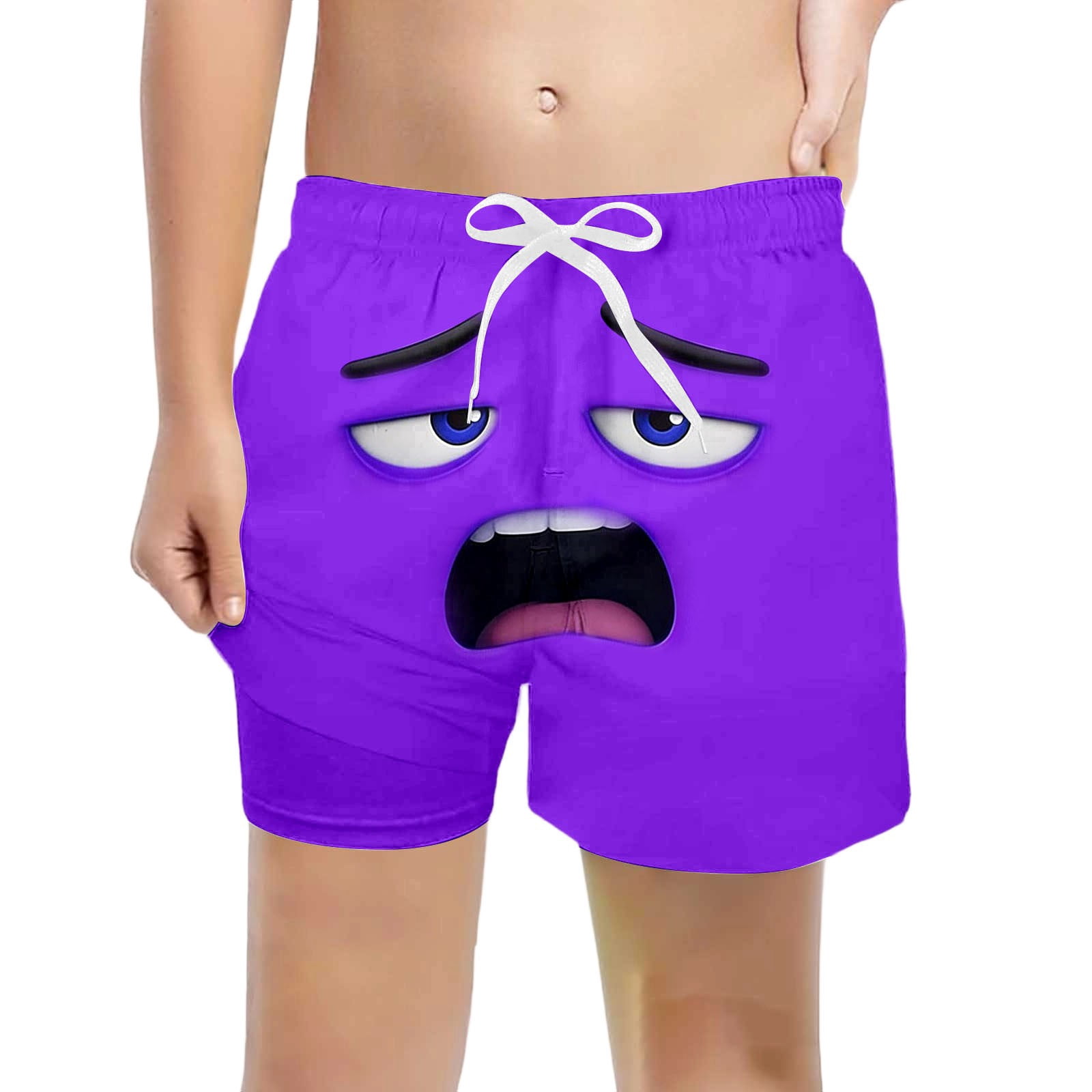 Boys Swim Trunks Size 5-6Y Print Beach Shorts Summer Pool Party Outdoor ...