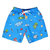 Boys Swim Trunks Toddler Swim Shorts Boys Bathing Suit Kids Swimsuit-Quick Dry,for 3-12 Years