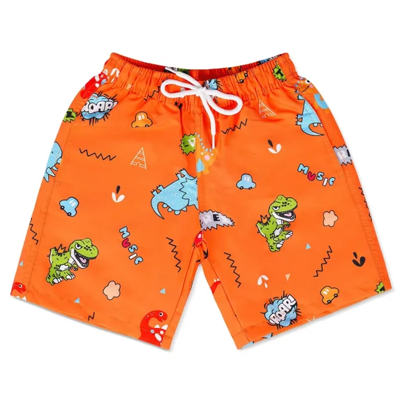 Boys Swim Trunks Toddler Swim Shorts Boys Bathing Suit Kids Swimsuit-Quick Dry,for 3-12 Years