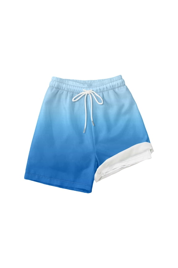 Boys Swim Trunks With Prints Beach Shorts Kids Summer Pool Party Water Play Clothes