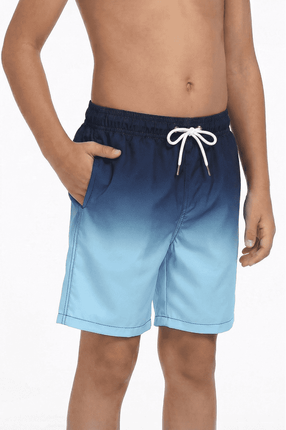 Boys Swim Trunks with Boxer Brief Quick Dry Bathing Suit Compression Liner Swimsuit Swim Shorts 4T-20