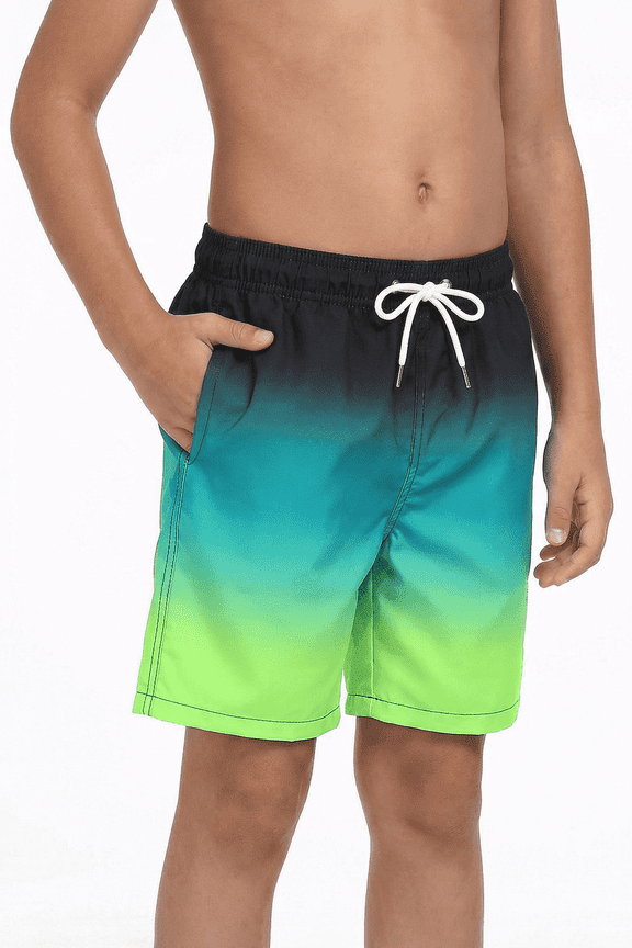Boys Swim Trunks with Compression Liner Quick Dry Swim Shorts Kid Swimwear 7