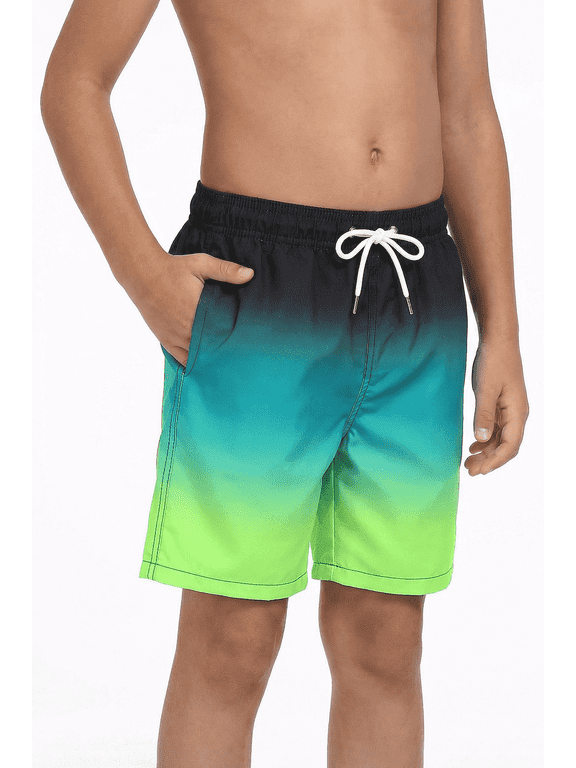 Boys Swim Trunks with Boxer Brief Quick Dry Bathing Suit Compression Liner Swimsuit Swim Shorts 8