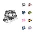 thumbnail image 1 of Boys Swim Trunks with Compression Liner Camo Print Quick Dry Swim Shorts Drawstring Elastic Waist Beach Surf Vacation Swimwear, 1 of 5