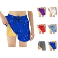 thumbnail image 1 of Boys Swim Trunks with Compression Liner Ice Cream Shorts Drawstring Quick Dry Swim Shorts for Boys Summer Beachwear, 1 of 5
