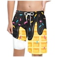 thumbnail image 1 of Boys Swim Trunks with Compression Liner Quick Dry Bathing Suits Kids Beach Swimming Shorts Lightweight, 1 of 4