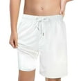 thumbnail image 1 of Boys Swimming Trunks Swim Trunks With Compression Liner Boys Swim Trunks with Compression Liner Toddler Stretch Swim Shorts White 5-6 Years, 1 of 3