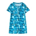 thumbnail image 1 of Boys Swimsuits Cartoon Print Pool Summer Water Play Rash Guard Bathing Suit, 1 of 6