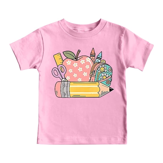 Boys T Shirts Back To School Graphic Comfortable Soft For Children Youth Design Graduation Gifts Summer Tee Tops Size 3-4T