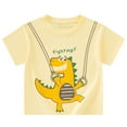 thumbnail image 1 of Boys T Shirts Boys Summer Short Sleeve T Shirts Dinosaur Graphic Kids Casual Top Comfortable Tee 5-6 Years, 1 of 4