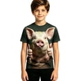 thumbnail image 1 of Boys T Shirts Drop Shoulder Short Sleeve Stylish Print Crewneck Tee for Casual Wear Boys' Tops Tees Shirts 3 Years-4 Years, 1 of 6