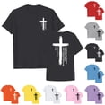 thumbnail image 1 of Boys T Shirts Kids Inspirational Letter Print Crew Neck T Shirt Casual Girls' Tops Orange 12-13 Years, 1 of 3