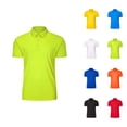 thumbnail image 1 of Boys T Shirts Moisture Wicking Lightweight Breathable Short Sleeve Lapel Collar Polo Shirt Athletic Workout Top 3-14 Years, 1 of 3