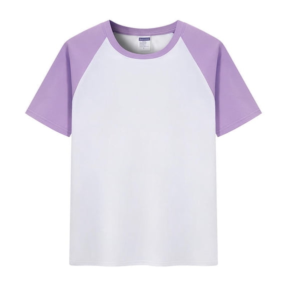 Boys T Shirts Short Sleeves Purple Boys Shirts Athletic Shirts Boys Summer T-Shirts Boys Shirts Size 4-5 Years