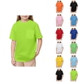 thumbnail image 1 of Boys' T-shirts Quick Dry Sports Tee Kids Mesh Short Sleeve Pocket T-Shirt Breathable Crew Neck Plain Top Lightweight Activewear for Boys and Girls, 1 of 4