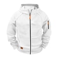 thumbnail image 1 of Boys Tactical Hoodies Zip Up Fall Winter Hooded Sweatshirt Casual Workout Athletic Jacket Outerwear with Pockets, 1 of 7
