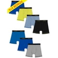 thumbnail image 1 of Boys' Tagless Cool Comfort Boxer Brief Underwear, 5 + 2 Bonus Pack, 1 of 4