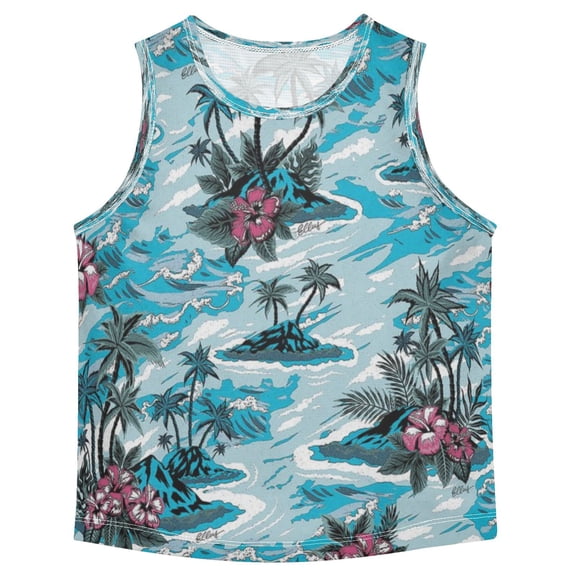 Boys' Tank Top Shirts - Quick-Dry Athletic Boys' Tank Top for Running & Gym - Breathable Muscle Tee with Racerback Design Márcio Tirote