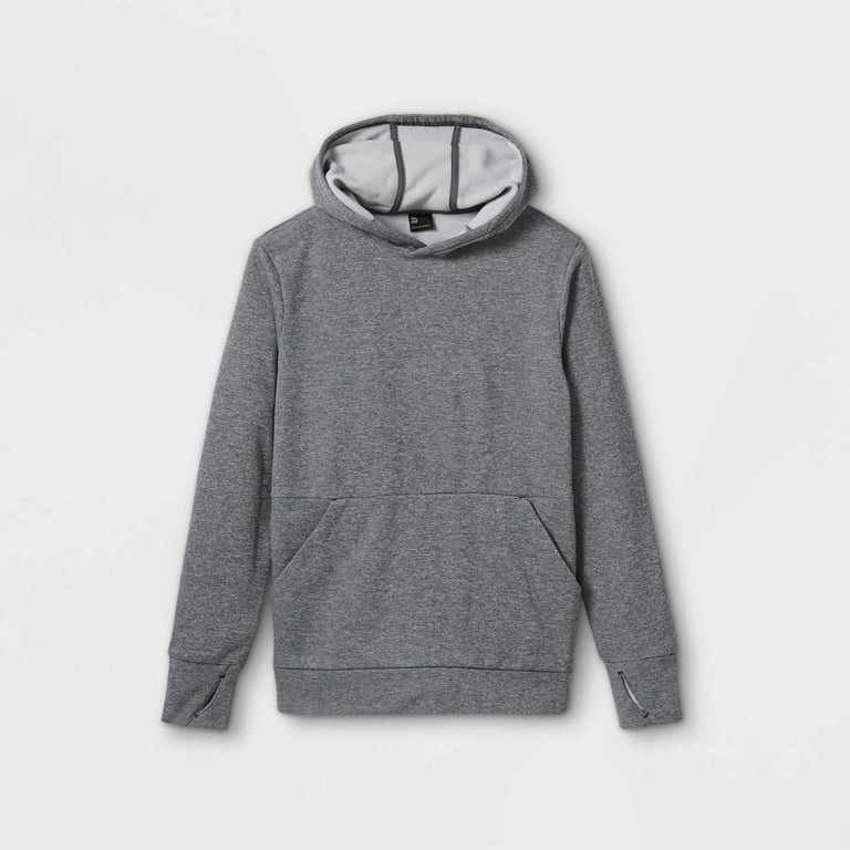 Boys' Tech Fleece Hooded Sweatshirt - All in Motion Gray Heather S 