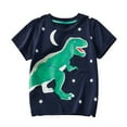 thumbnail image 1 of Boys Tee Shirts Crew Neck Cartoon Print Short Sleeve T Shirt Top Everyday Tee Shirt Boys' Tops, Tees & Shirts 2-3 Years, 1 of 2