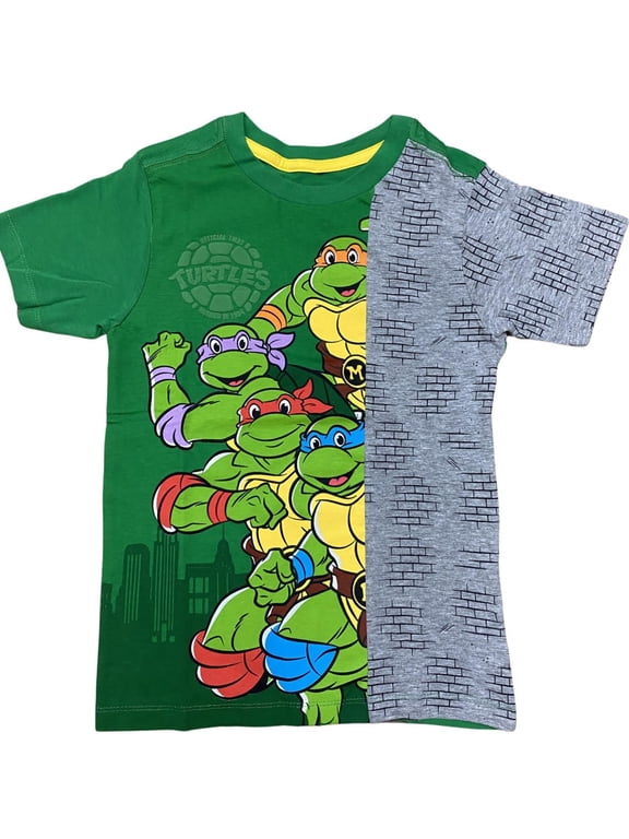 Boys Teenage Mutant Ninja Turtles Short Sleeve T-Shirt - Little Boys Sizes 4-7