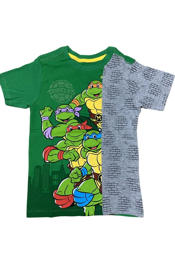 Boys Teenage Mutant Ninja Turtles Short Sleeve T-Shirt - Little Boys Sizes 4-7