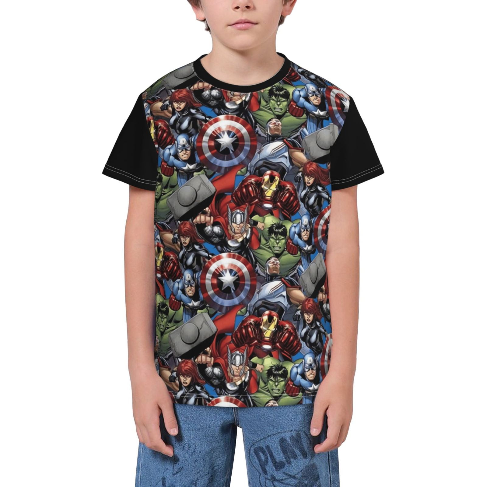 T-shirt Streetwear Unisex Eagle Flag 3D | Manches Courtes, Coupe Régulière | Matière Stretch